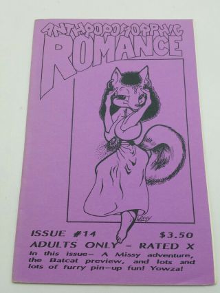 Anthropomorphic Romance No 14 1995 Ashcan Comic Art Zine Furry Adult Q2a135