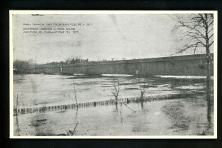 Pennsylvania Pa Postcard Washington Crossing Old Covered Bridge Bucks County