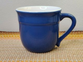 Emile Henry France Azur Cobalt Blue Stoneware Coffee Mug 14 Oz - 8714