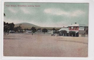 Vintage Postcard High St Broadford Looking North Victoria 1900s
