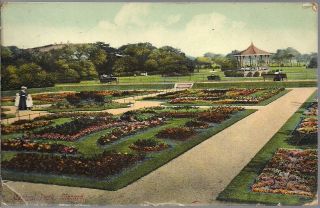 Rare Old Postcard - Central Park - Liscard - Cheshire 1924