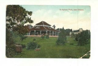 In Aylmer Park,  Ottawa,  Ontario,  Canada,  Vintage Postcard