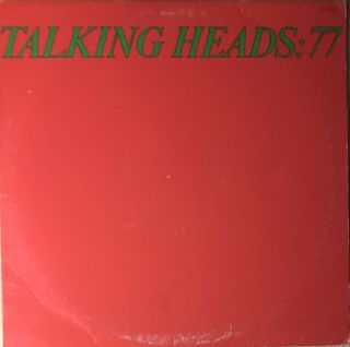 Talking Heads : 77 - Vintage Vinyl 1977 Sire Sr6036 - W/ Lyric Sleeve - Vg/vg,