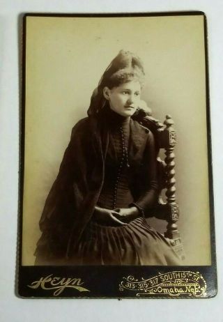 Cabinet Card Photograph Vintage 1880 
