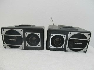 Vintage Pioneer Ts - X6 Car Stereo Speakers Pair Set Of 2 Retro