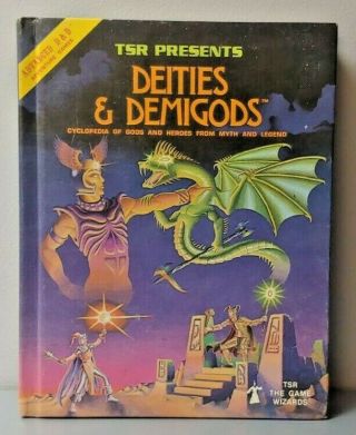 Vintage Tsr Advanced Dungeon Dragons Deities & Demigods 144 Page Cthulhu 1st Ed