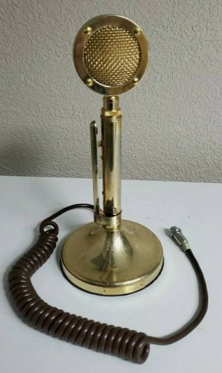 Vintage Astatic D - 104 Golden Eagle Microphone Shape 1970 ' s Low Number 3