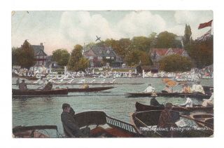Vintage Postcard The Bungalows,  Henley On Thames,  Oxfordshire,  Pmk 1906