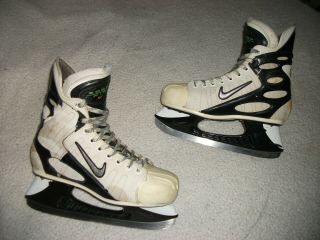 Vintage Nike Zoom Air White Ice Hockey Skates Size 8 Skate Wayne Gretzky Federov