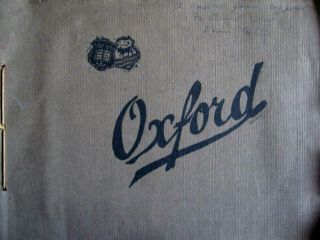 Vintage Album Of 16 Very Large Pictures Of Oxford
