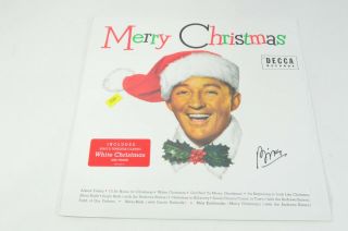 Merry Christmas Bing Crosby Vinyl Record Decca 2014