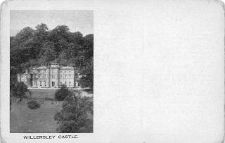 Willersley Castle & Song,  Robt.  Pickard An Old Postcard 25515