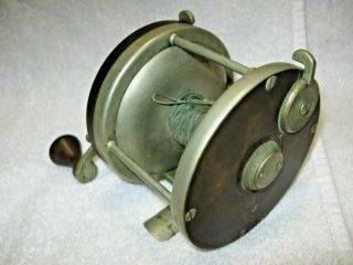 Vintage Collectible EDWARD VOM HOFE 621 4 - 0 Fishing Reel Pat.  May 20,  02 - Trout 3