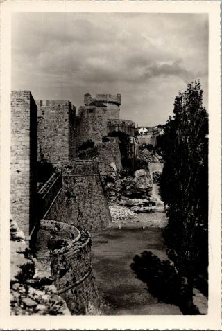 Vintage Old Postcard A Photo Of The Dubrovnik City South Croatia Unposted