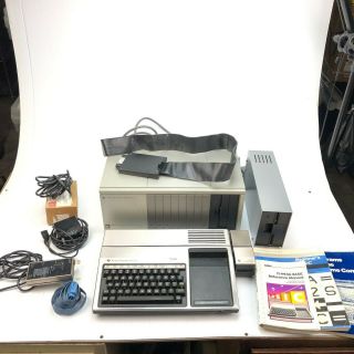 Vintage Ti - 99/4a Texas Instrument Computer With Expansion Pack,  Floppy Drive And
