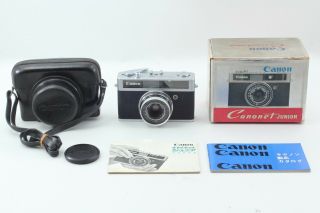 【mint In Box】canon Canonet Junior 40mm F2.  8 Vintage Rangefinder From Japan 191