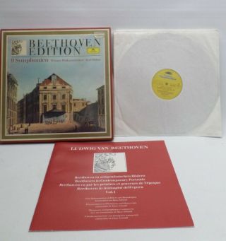 Beethoven Edition 9 Symphonies Vienna Phil Karl Bohm 8 Lp Box Set Dgg 2721154