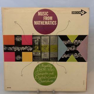Ibm 7090 Computer Plays " Music From Mathematics " Lp Record Decca Dl 9103 Vinyl