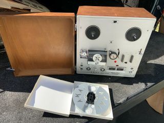 Vintage Akai X - 150d Reel To Reel Tape Recorder Deck Runs Well Please Read