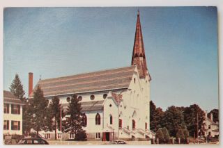 Old Postcard St.  Paul’s R.  C.  Church,  Hingham,  Ma