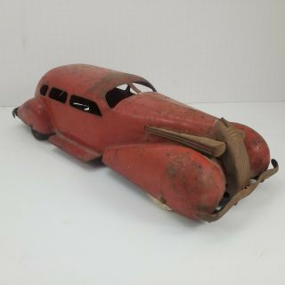 Vintage Toy For Restoration Wyandotte 1938 Streamlined Cadillac Lasalle Sedan