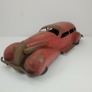 Vintage Toy for Restoration Wyandotte 1938 Streamlined Cadillac Lasalle Sedan 2