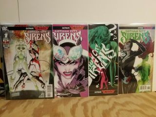 Gotham City Sirens 1 2 3 4 Dc 2009 Harley Poison Ivy Catwoman Dini March