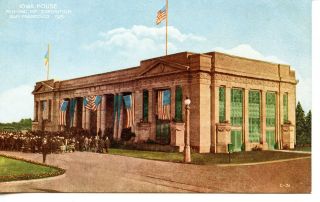 Iowa State Building - Ppie - 1915 Pan Pac Expo - San Francisco - Ca - Vintage Postcard