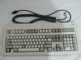 Ibm 1390131 Model M Keyboard W/ Cable Vintage - 30jan87 5 - Pin Connector