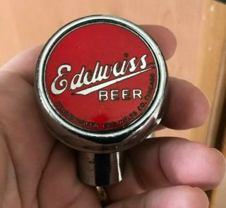 Vintage Edelweiss Beer Ball Beer Tap Knob Schoenhoffen Edelweiss Brg Chicago Il