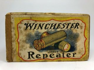 Winchester Repeater Paper Shot 12 Ga EMPTY 2 Piece Ammo Box 4235 - OM 3