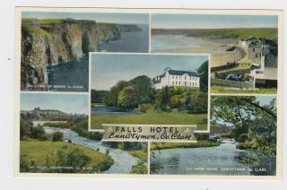 Great Old Card The Falls Hotel Ennistymon County Clare Ireland Eire Lahinch