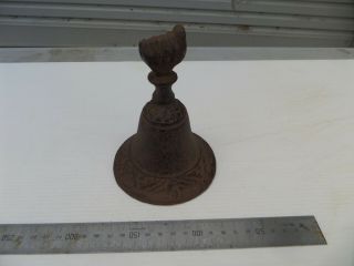 Antique Vintage Old Cast Iron Bell