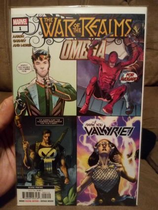 War Of The Realms Omega 1 Rare 2nd Print Variant Jane Foster As Valkyrie