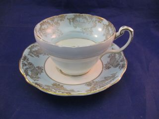 Antique Foley Bone China Tea Cup And Saucer - Made In England - Eb