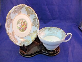 ANTIQUE FOLEY BONE CHINA TEA CUP AND SAUCER - MADE IN ENGLAND - EB 2