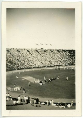 1932 Photo Ca Stanford Stadium Olympic Trials View Of Weight Throwing Courts