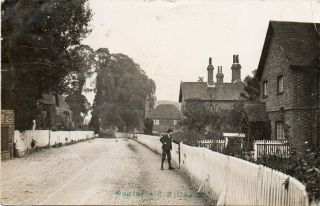 Old Real Photo Postcard Of A Village Street - Eaglesfield????