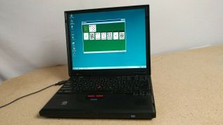 Vintage IBM ThinkPad 600 Laptop Windows 95 operating system 233 MHz Type 2645 3