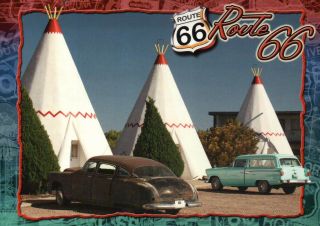 Wigwam Motel,  Holbrook,  Arizona Az,  Route 66,  Old Cars,  Teepee - Modern Postcard