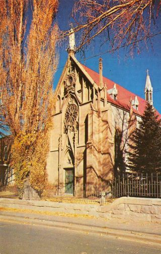 Loretto Chapel Santa Fe,  Mexico C1950s Vintage Postcard