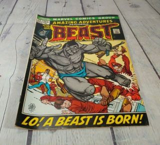 1972 Marvel Comics Adventures Featuring The Beast Vol1 11