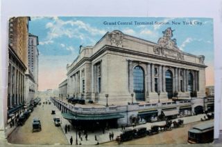 York Ny Nyc Grand Central Terminal Station Postcard Old Vintage Card View Pc