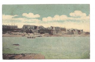 Vintage Postcard Cullercoats Bay,  Whitby,  Northumberland.  Pmk Newcastle 1905