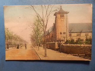 Vintage Postcard Musters Road " West Bridgford " Nottingham,  C1900