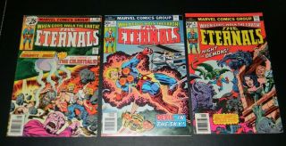 The Eternals 2 3 4 (1976) Marvel Comics 1st App Of Ajak And The Celestials