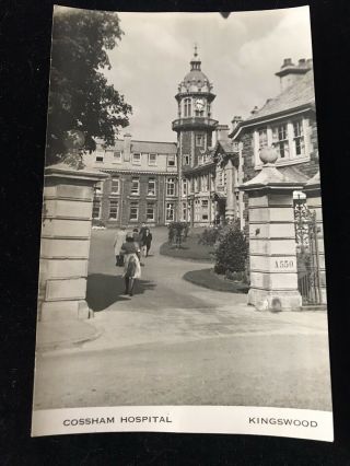 Cossham Memorial Hospital Kingswood Bristol Vintage Real Photo Postcard