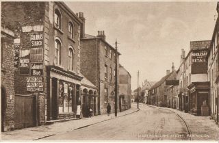 A England Berkshire Old Postcard English Marlborough Street Faringdon