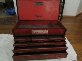 Vintage Snap On Kr - 56 6 Drawer Tool Chest Box Rare Early Mechanic Tool Storage
