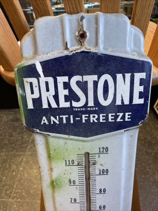 Prestone Anti - Freeze Thermometer Vintage Hard To Find Very Rare 2